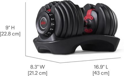 BowFlex 552 Dumbbell Dimensions – Height, Width and Length in Inches and cm