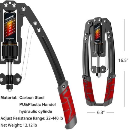 Product dimensions and construction materials for EAST MOUNT power twister.
