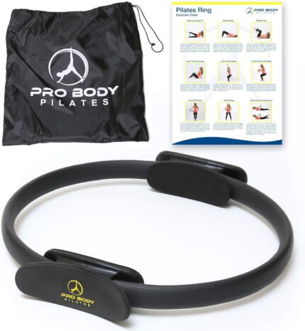 ProBody Pilates Ring – Dual-Grip Fitness Circle with Free Workout Guid