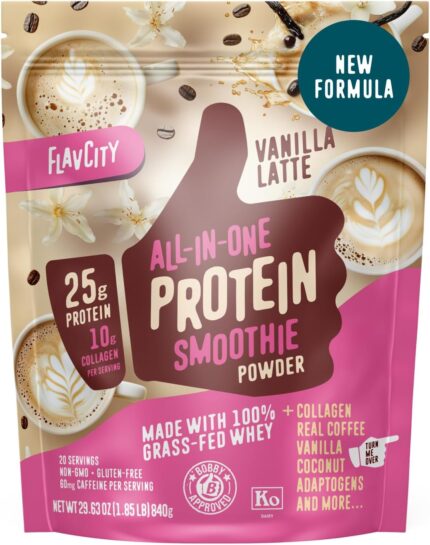 FlavCity All-In-One Protein Smoothie Powder – Vanilla Latte Introduction