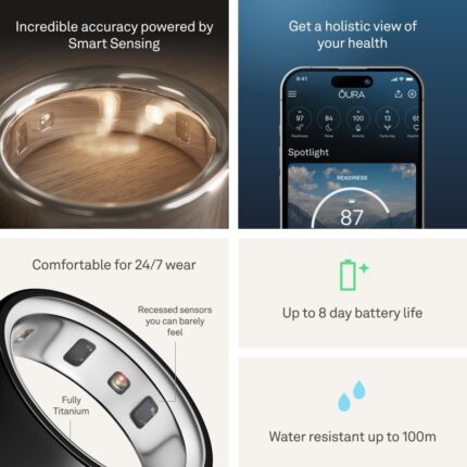 Oura Ring 4 app showing health and readiness scores